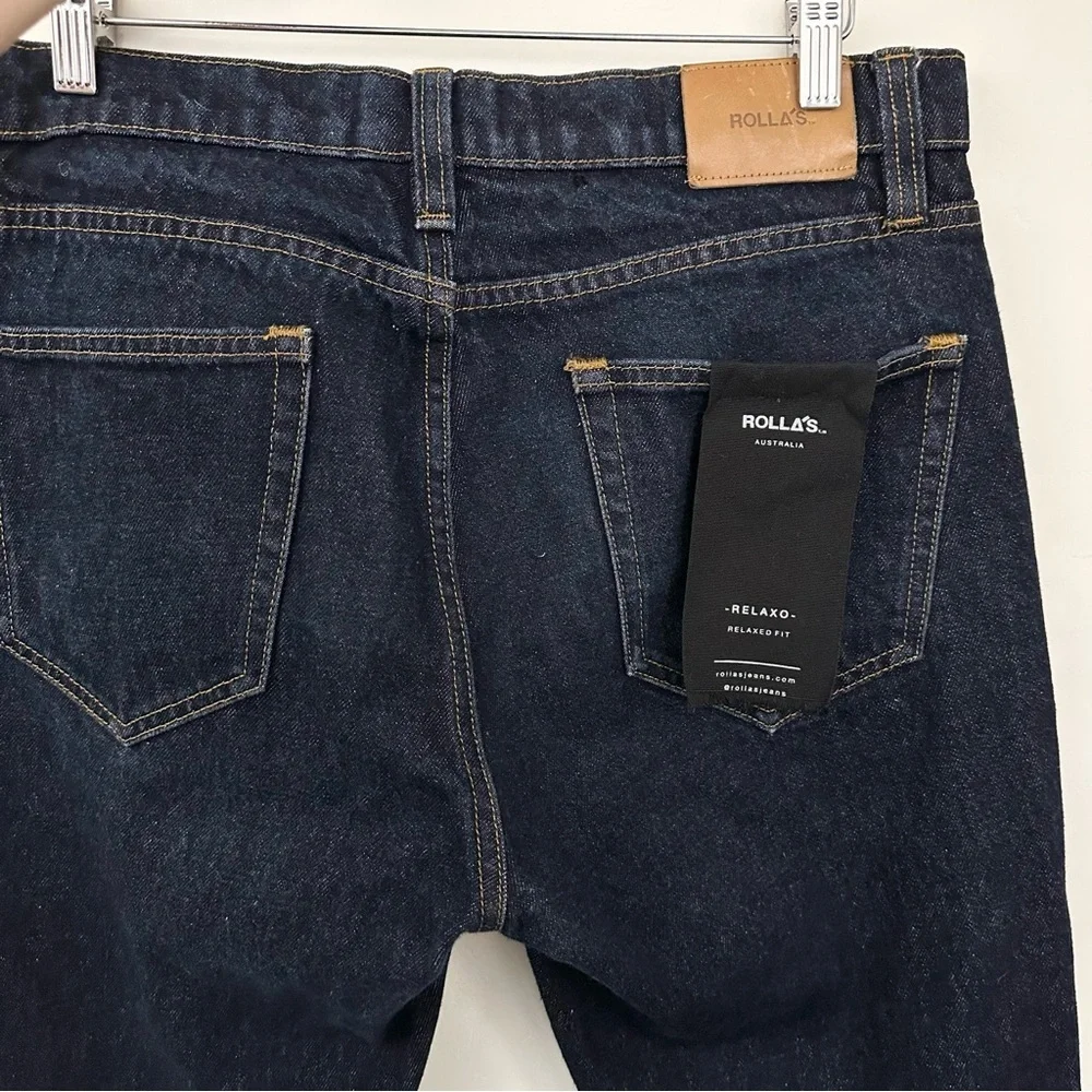Rolla’s Relaxo Relaxed Fit Mens Denim Dark Wash Jeans